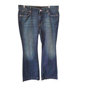 Womens Mossimo Size 14 Blue Denim Stretch Bootcut Jeans Stretch Western Rodeo